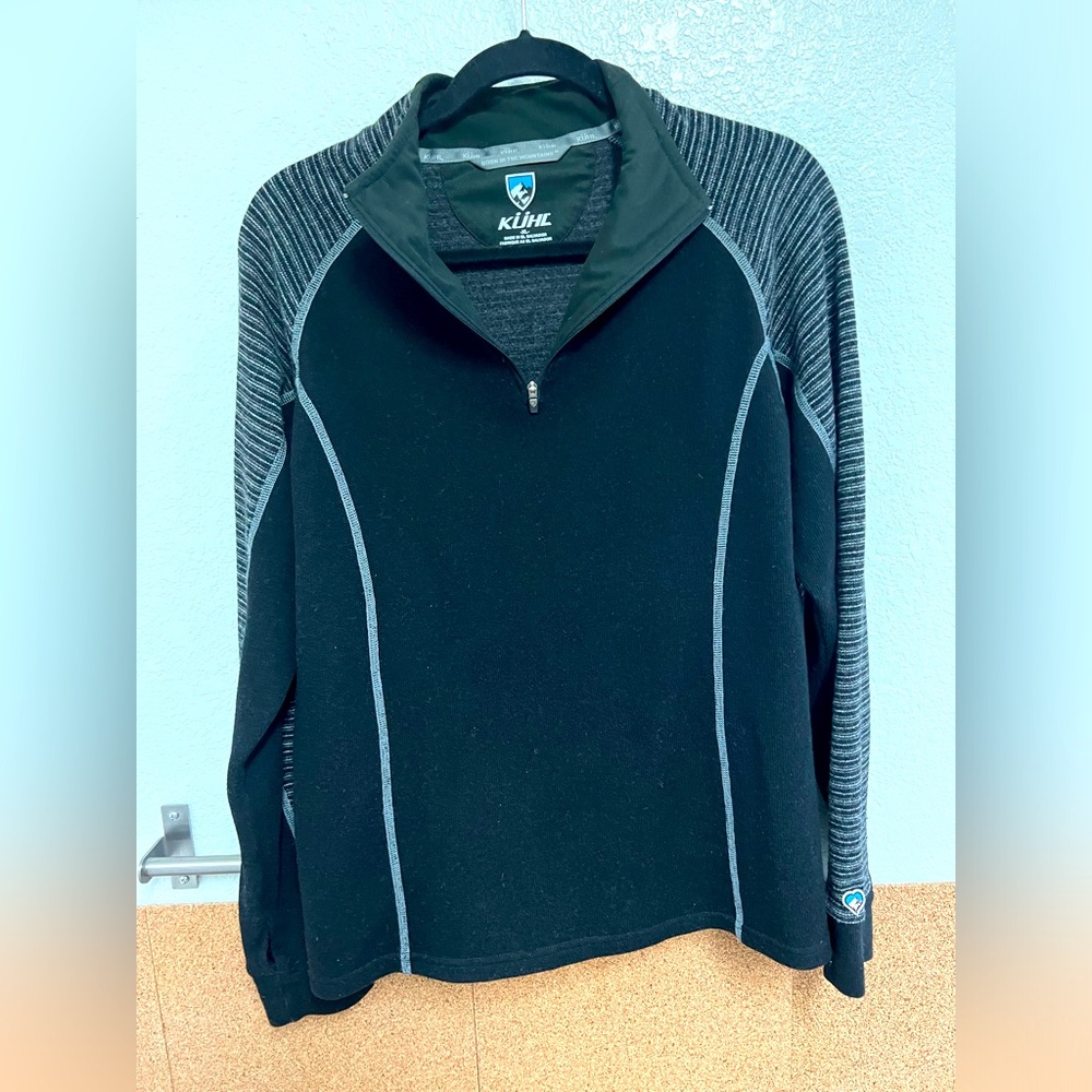 Kuhl brand 1/4 zip sweater, size XL